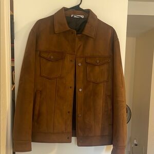 Men's Zara Brown Suede Jacket